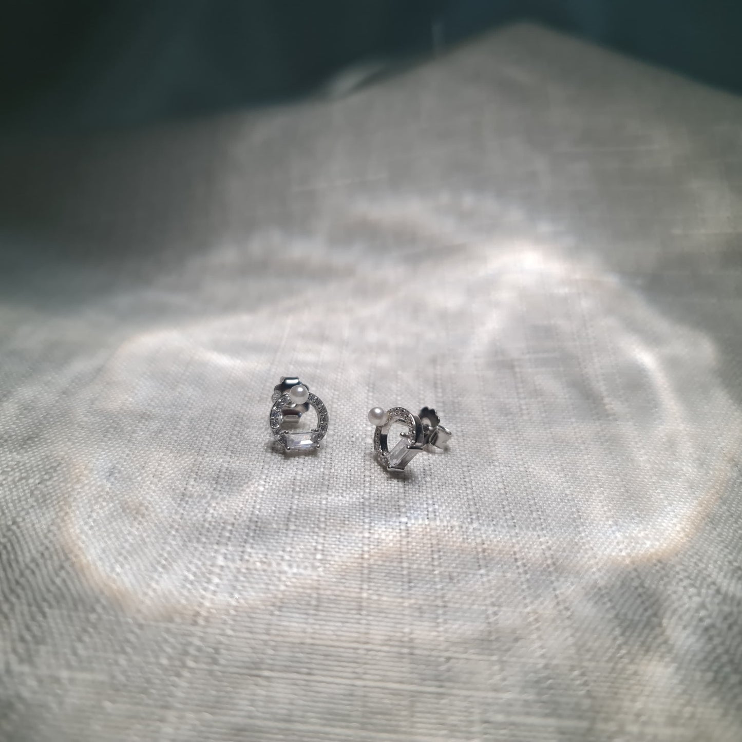 Classy 925 Italian Silver Earrings
