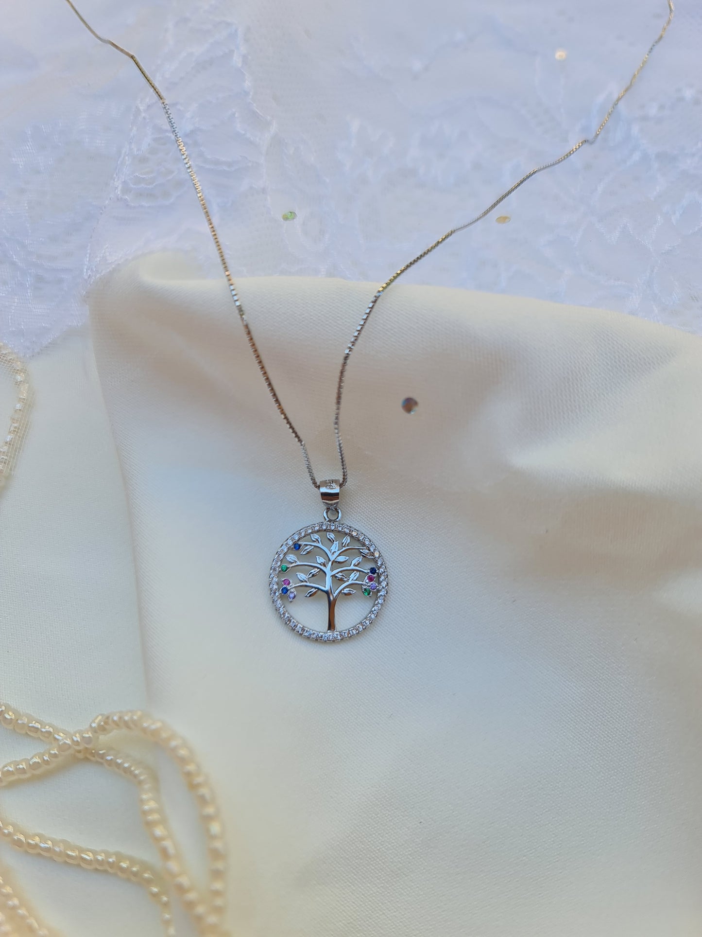 Tree Life Necklace - 925 Italian Silver