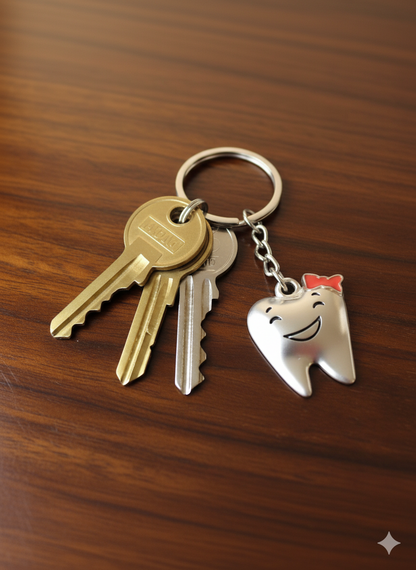 Stainless Steel Dentist Keychain