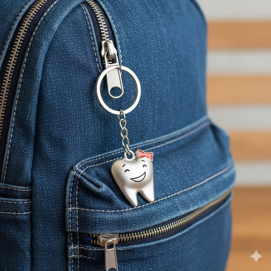 Stainless Steel Dentist Keychain