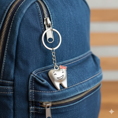 Stainless Steel Dentist Keychain