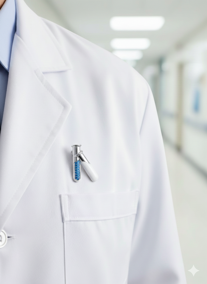 Stainless Steel Blue Tube Pin