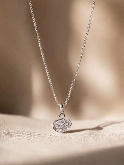 Swan Necklace – Italian 925 Sterling Silver