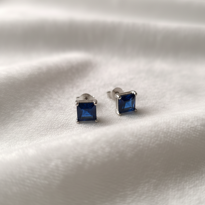 Blue Stone Earrings