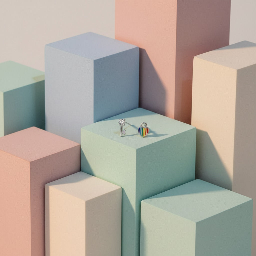 Little Love Kids 925 Silver Earrings