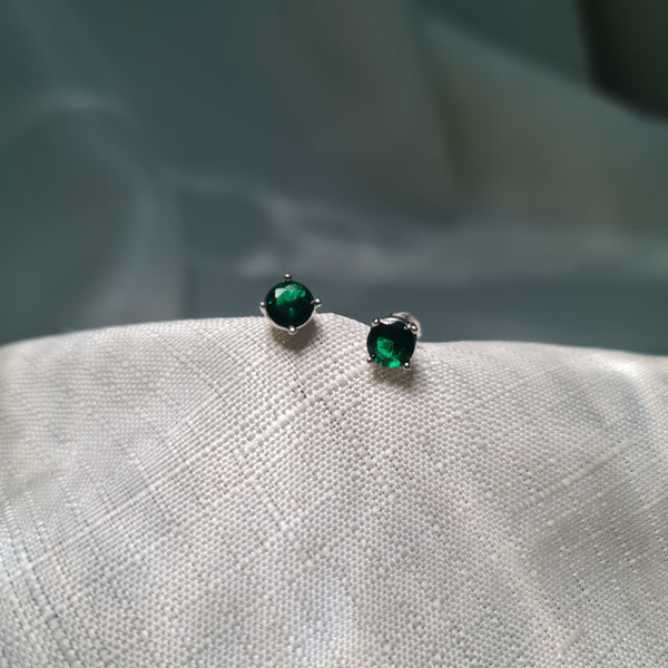 Green Stone Earrings