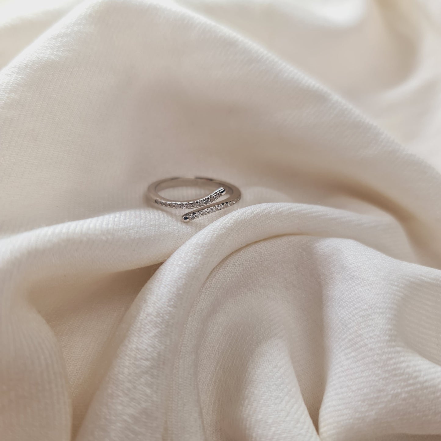 925 Sterling silver adjustable ring