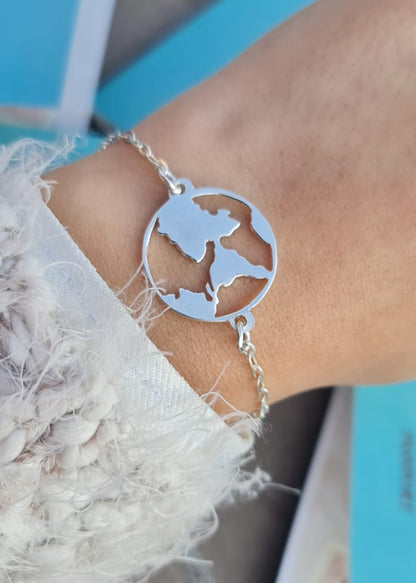 World map Bracelet