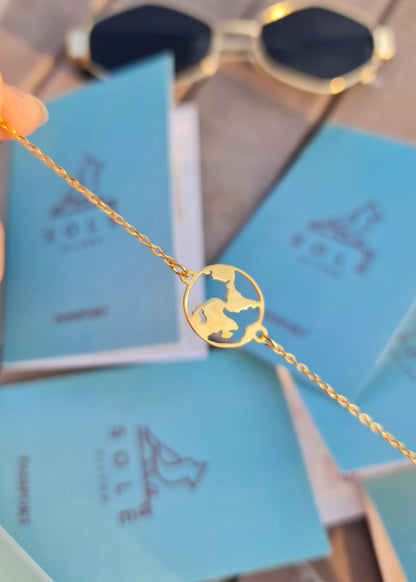 World map Bracelet