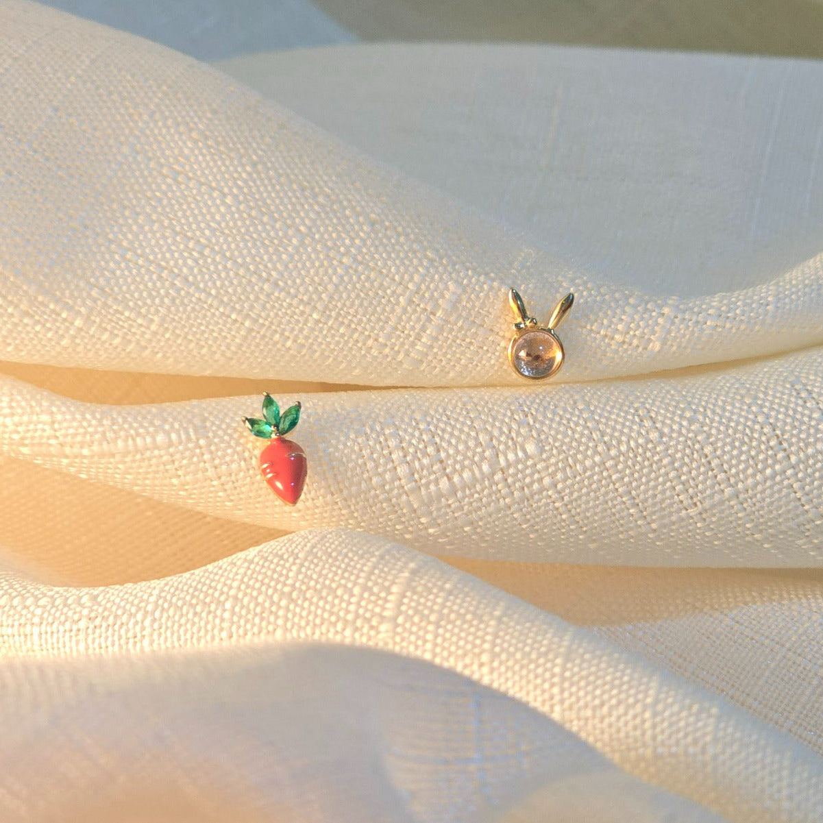 Funny Bunny Kids 925 Silver Earrings