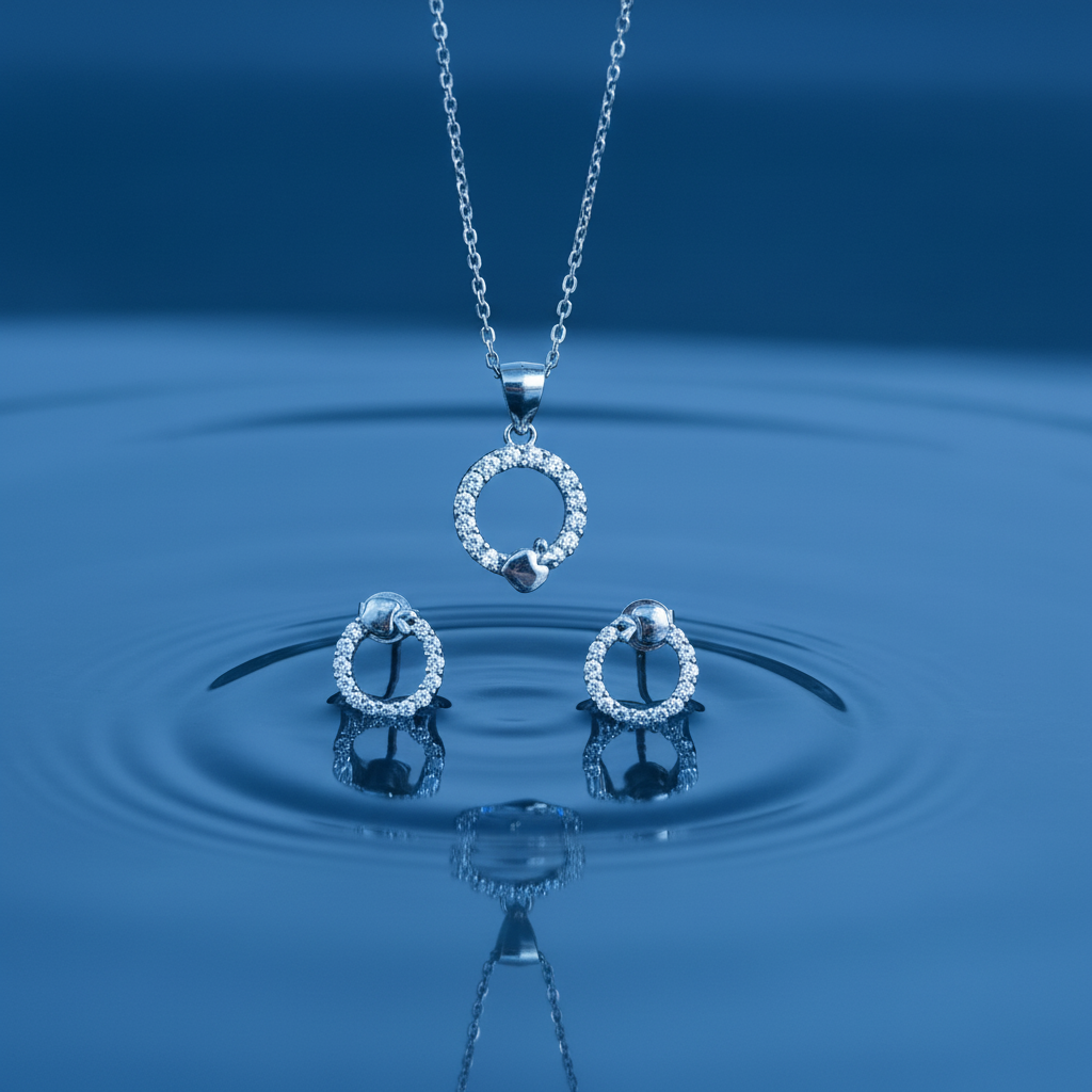 Classy Silver Set - 2 Pieces