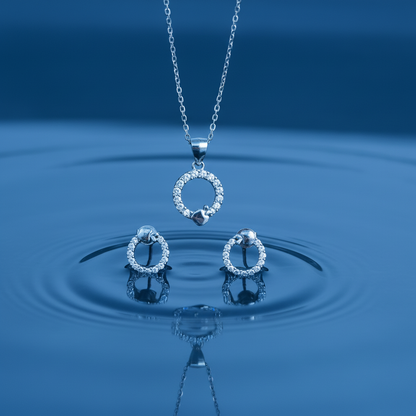 Classy Silver Set - 2 Pieces