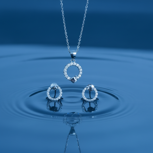 Classy Silver Set - 2 Pieces