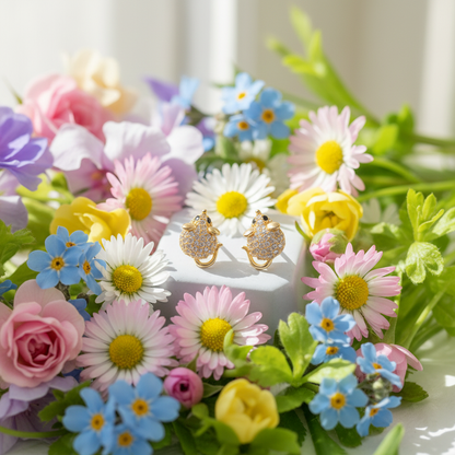 Little Hamster Kids 925 Silver Earrings