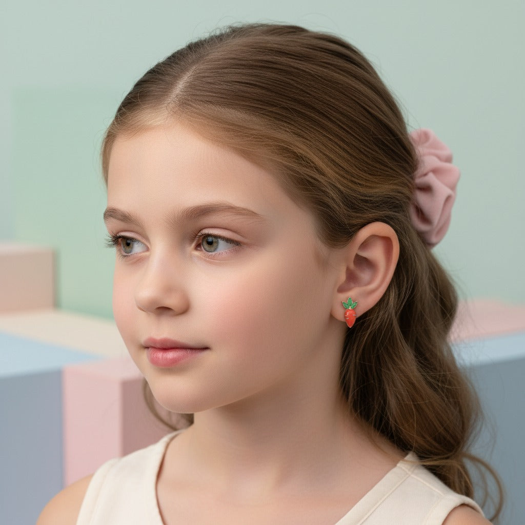 Funny Bunny Kids 925 Silver Earrings